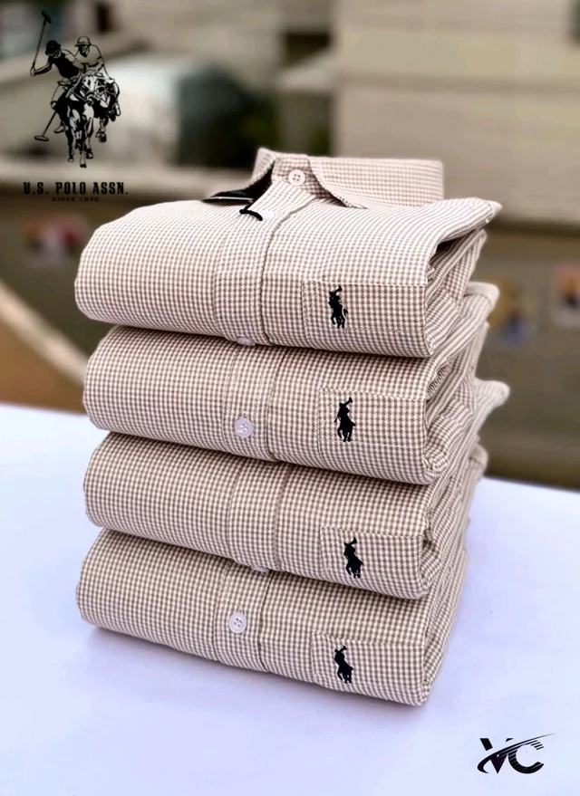 Premium Polo Check Shirt | Anvi Creation - S, M