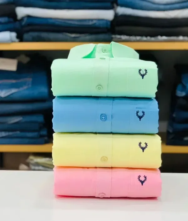 Men's Solid Plain Formal Shirts (Pack of 4) | Premium Quality Combo - XXL, 2XL