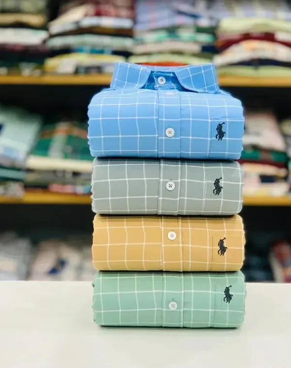 Premium Polo Check Shirts (Combo Of 4pc) | Anvi Creation - XL, XL