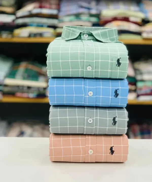Premium Polo Check Shirts (Combo Of 4pc) | Anvi Creation - XXL, 2XL
