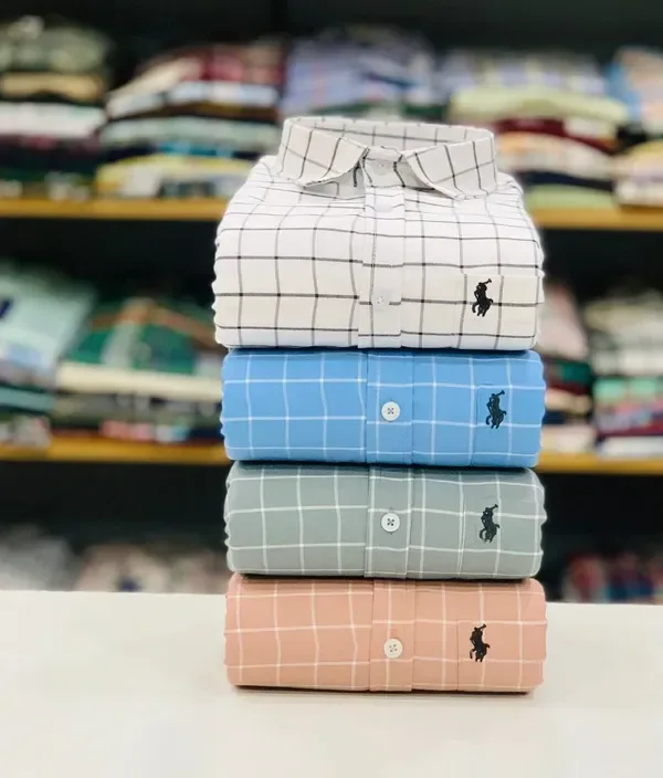Premium Polo Check Shirts (Combo Of 4pc) | Anvi Creation - XXL, 2XL