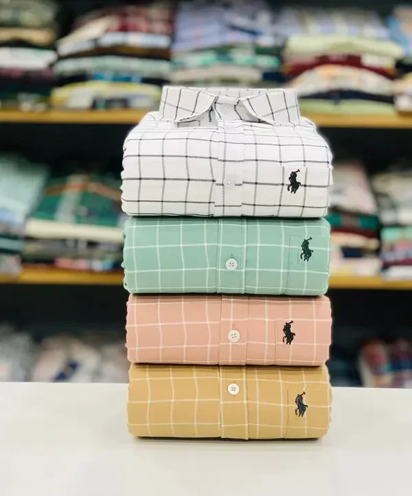 Premium Polo Check Shirts (Combo Of 4pc) | Anvi Creation - XXL, 2XL