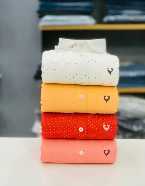 Premium Dot Printed Shirts (Combo Of 4pc) | Anvi Creation - XXL, 2XL