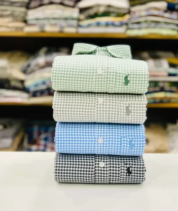 Premium Polo Check Shirts (Combo Of 4pc) | Anvi Creation - M, M