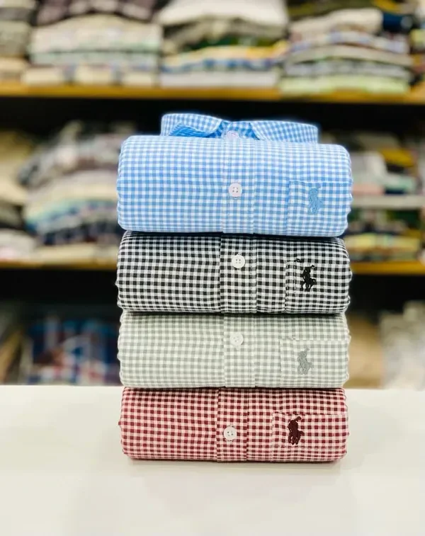 Premium Polo Check Shirts (Combo Of 4pc) | Anvi Creation - L, L