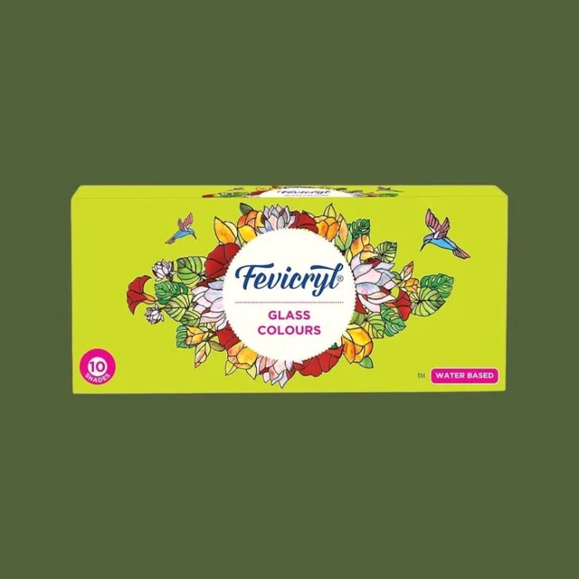 Fevicryl Glass Colours 10 Shade