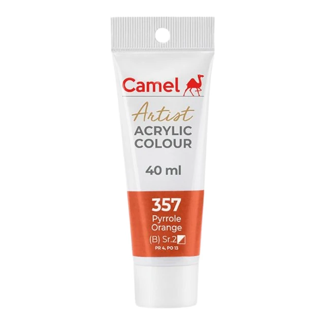 Camel Artist Acrylic Colour 40 ml Pyrrole Orange (357)
