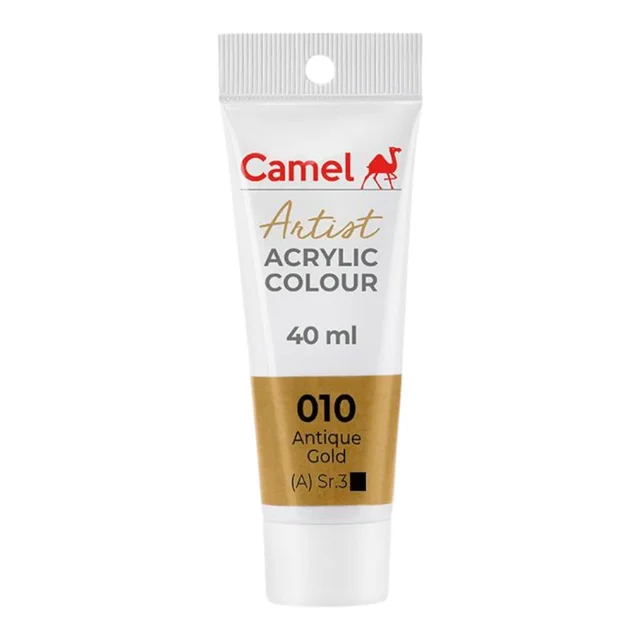 Camel Artist Acrylic Colour 40 ml Antique Gold (010)