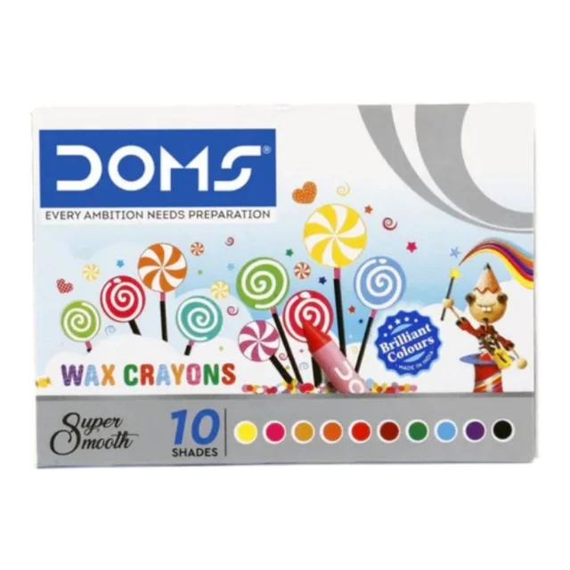 Doms Wax Crayon 10 Shade