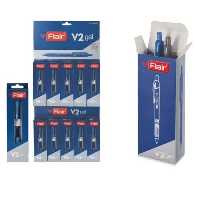 Flair V2 Gel Pen - Blue
