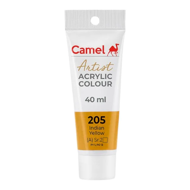 Camel Artist Acrylic Colour 40 ml Indian Yellow Artist (205)
