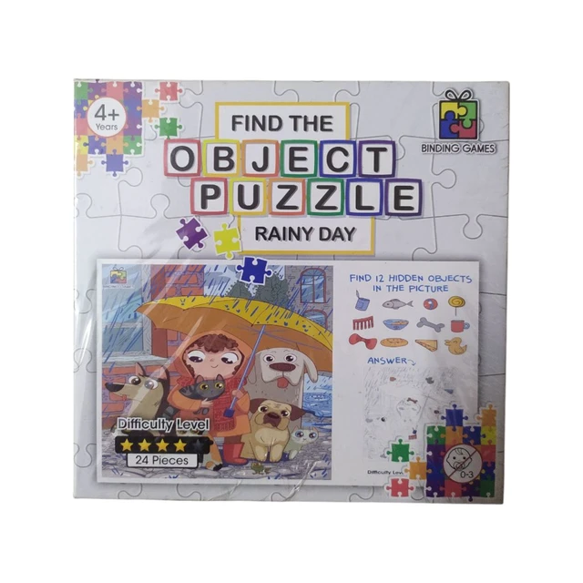 Binding Games Find The Object Puzzle Rainy Day