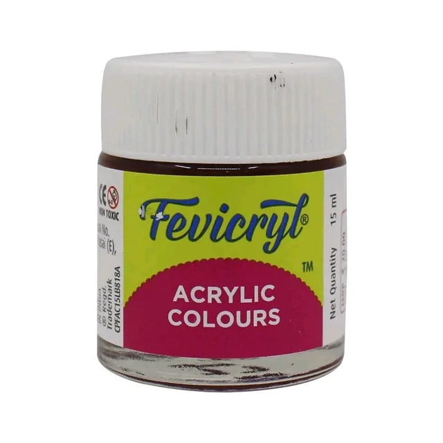 Fevicryl Acrylic Colour 15 ml Assorted - Indian Red 10