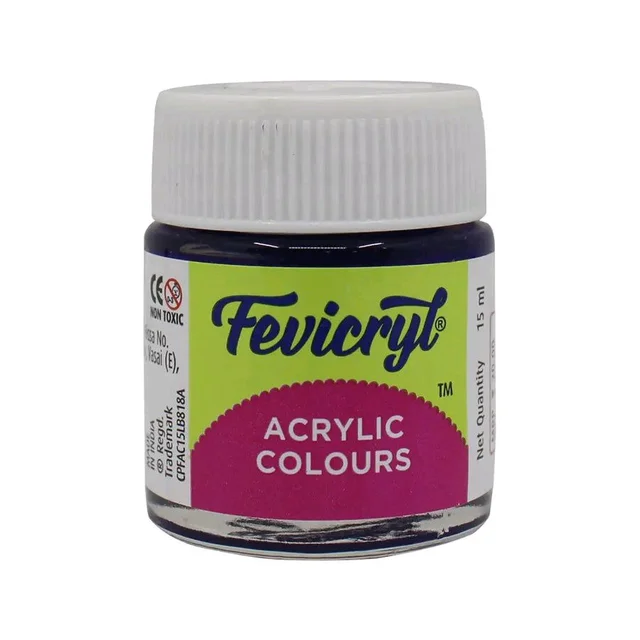 Fevicryl Acrylic Colour 15 ml Assorted - Mauve 15