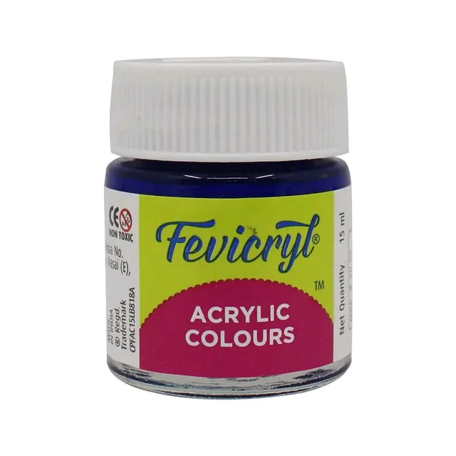 Fevicryl Acrylic Colour 15 ml Assorted - Ultramarine Blue 23