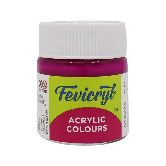 Fevicryl Acrylic Colour 15 ml Assorted - Deep Brilliant Purple 64