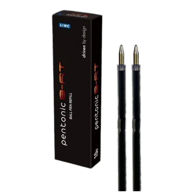 Linc Pentonic B-RT Ball Pen Refill Set Of 10 - Black