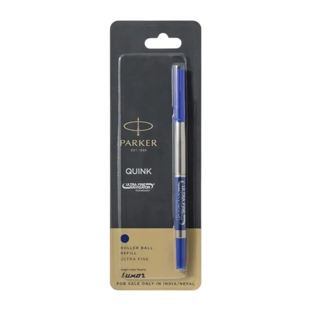 Parker Quink Ultra Fine Navigator Roller Ball Refill - Blue