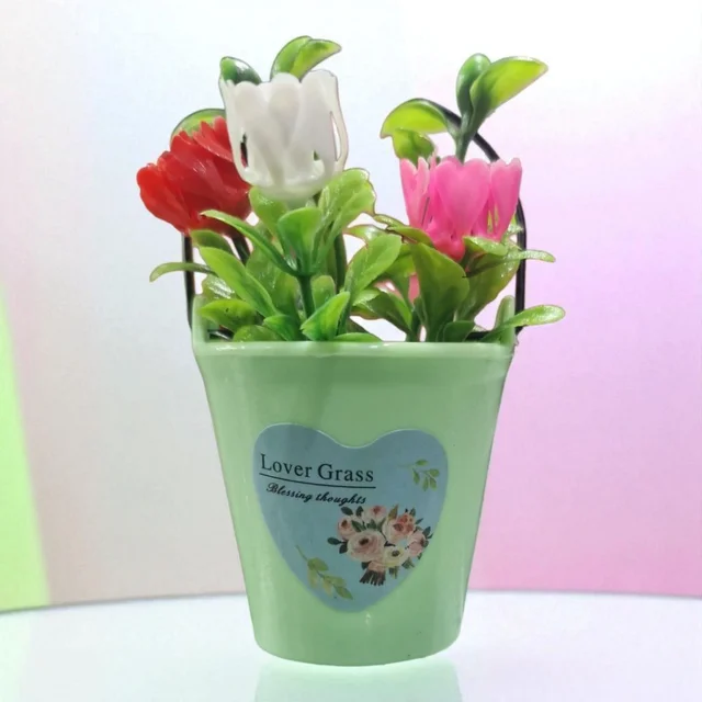 Small Flower Pot - Snowy Mint