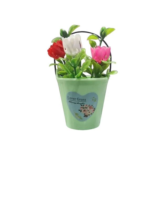 Small Flower Pot - Snowy Mint