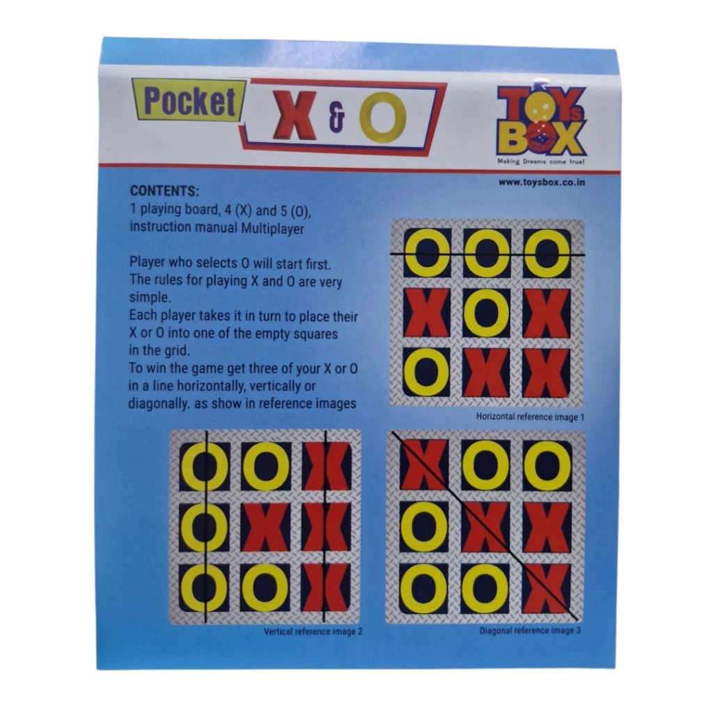 Pocket X & O Kids Game