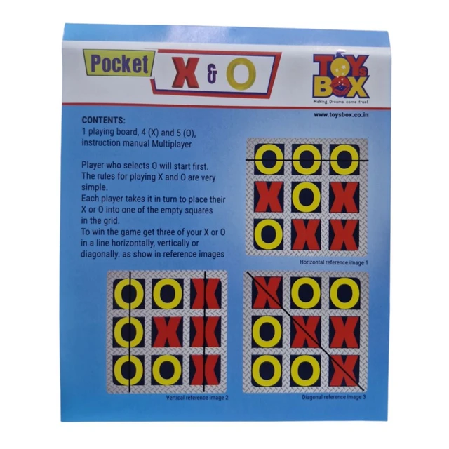 ToysBOX Pocket X & O Kids Game