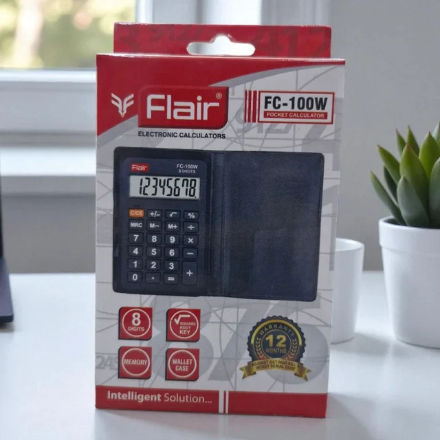 Flair Pocket Calculator FC-100 W