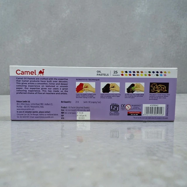Camel Oil Pastels 25 Shades