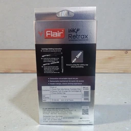 Flair Inky Retrax Retractable Fountain Pen With Safety Cap