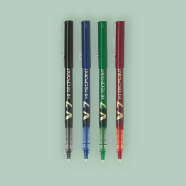Pilot Hi-Techpoint V7 Liquid Ink Roller Pen - Blue