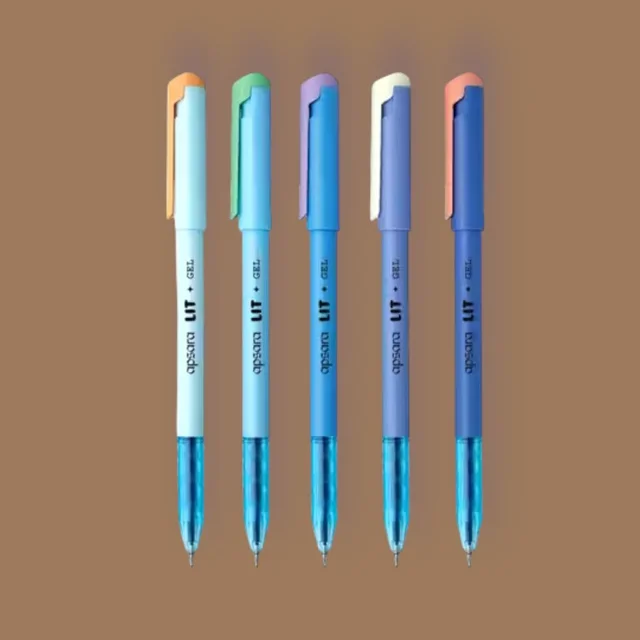 Apsara LIT Gel Pen Blue (Pack Of 10)