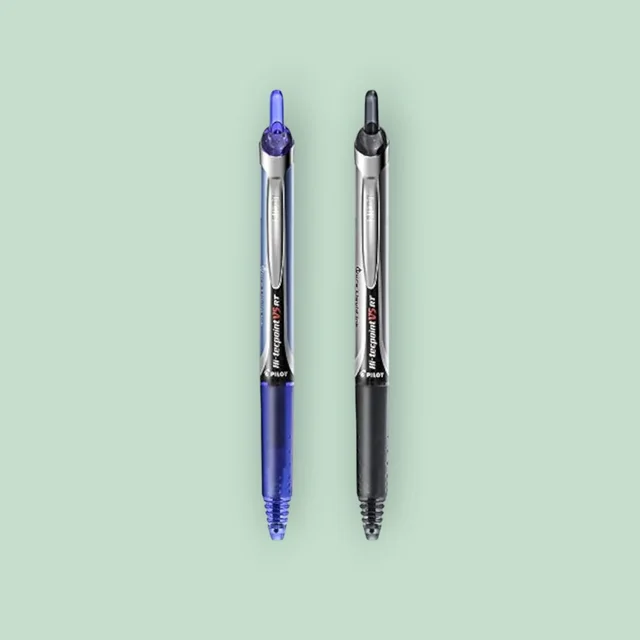 Pilot Hi-Techpoint V5 RT Liquid Ink Roller Pen - Blue