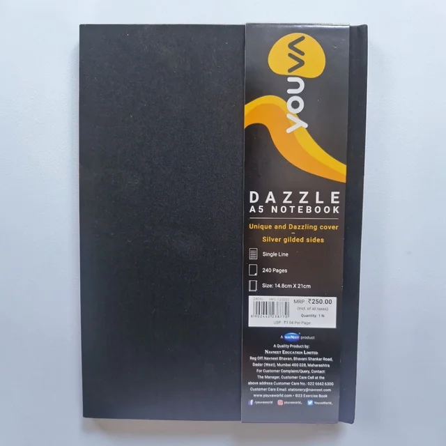 Navneet Youva BLISS Dazzle A5 Diary 240 Pages (14.8 Cm X 21 Cm)