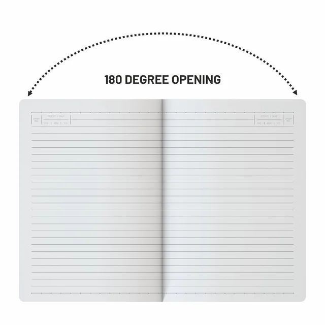 Anupam Icon A5 Size Raw Leather Textured PU Cover 80 GSM 192 Pages Diary