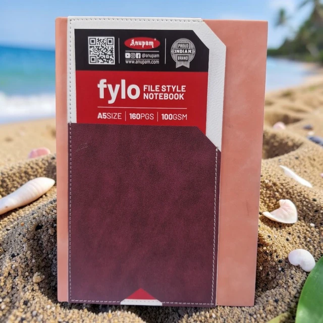 Anupam Fylo File Style Diary A5 Size-160 Pages 100 GSM