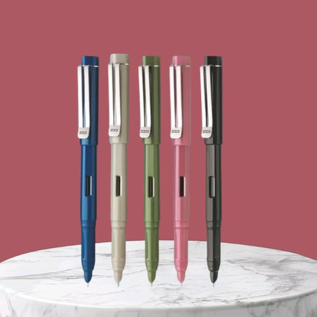 Flair Zoox A9 Fountain Pen| Liquid Ink Technology| Stainless Steel Nib| 3 Cartridges & Converter| Pack Of 1