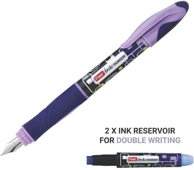 Flair Ink Tanker Liquid Ink Fountain Pen (Colour May Vary)