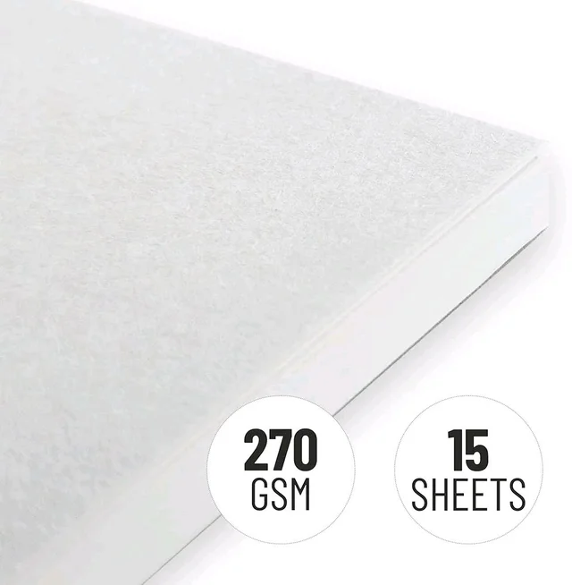 Anupam Sketch Book A3| 15 Sheets| 270 GSM| Acid Free Paper| Top Spiral Bound