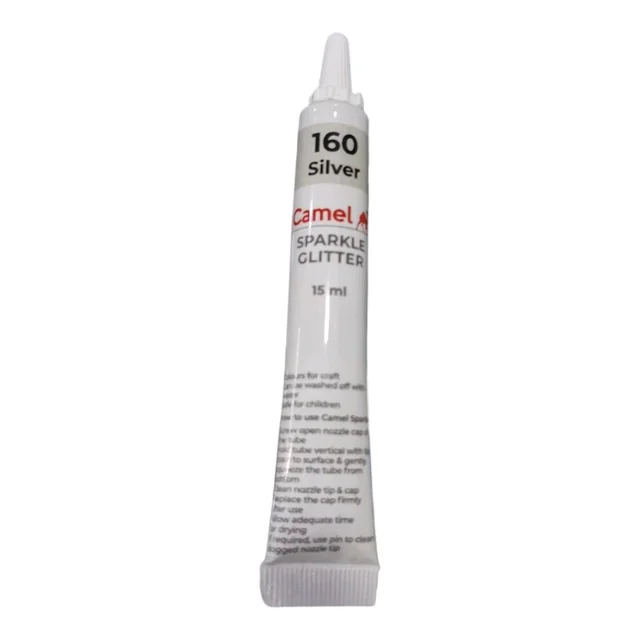 Camel Sparkle Glitter Colour Tube( Silver 160)