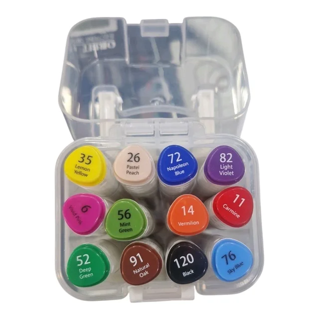 Flair Dual Tip Marker 12 Vibrant Shade
