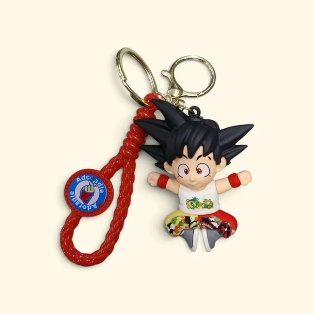 Son Goku Rubber Keychain