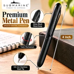 Submarine Blue Ball Pen Set Of 5 Pcs