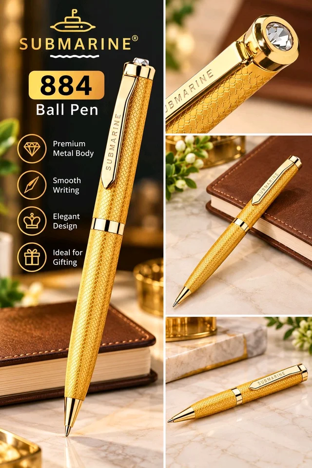 Submarine Golden Colour Ball Pen(884)