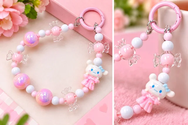 Kawai Character Mobile Charm
