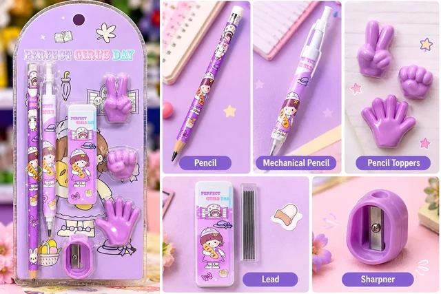 Fancy Pencil Kit For Girls Gift