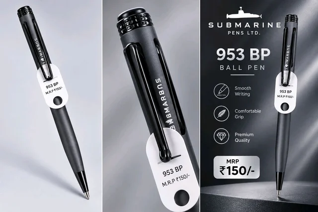 Submarine Ball Pen Black Mat Finish (953)