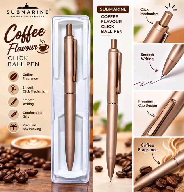 Submarine Coffee Flavour Click Ball Pen(1302)