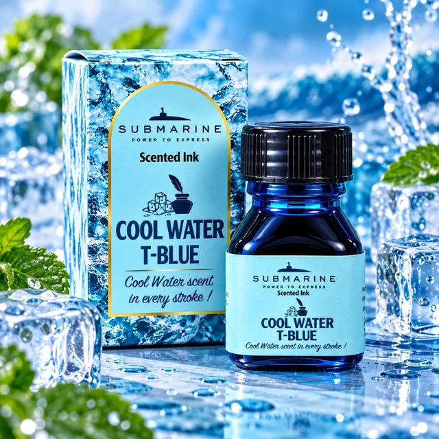 Submarine Cool Water T-Blue Scented Fountain Ink(20ML)