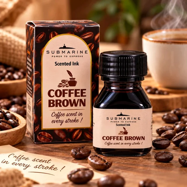Submarine Coffee Brown Scented Fountain Ink(20ML)