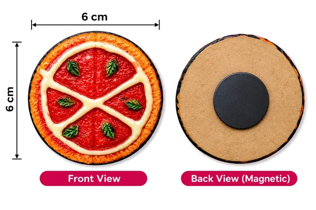 Pizza Fridge Magnet 1 Pc